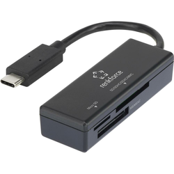 Renkforce Vanjski čitač memorijskih kartica USB-C Renkforce crni