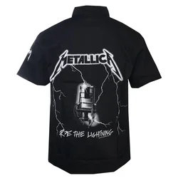 Moška srajca Metallica - Ride The Lightning - črna - ROCK OFF - METSHIRT108MB