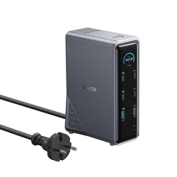 Anker prime (14-in-1, dual display, 160w) - gray