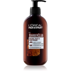 L’Oréal Paris Barber Club gel za čišćenje brade, lica i kose 200 ml