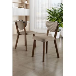 Hanah Home Set stolica Arfe, 37x104x77 cm, 6 komada, Smeđe