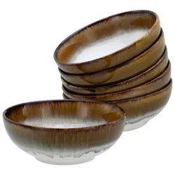 Creatable Set Posod Cascade Brown, 4-Delni