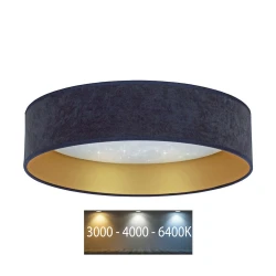 Brilagi - LED plafonsko svetlo VELVET STAR LED/24W/230V prečnik 40 cm plavo/zlatno