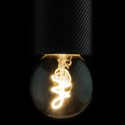 SEGULA LED Elegant Line E27 3W Golfball 2.700 K Filament dim - Steklo