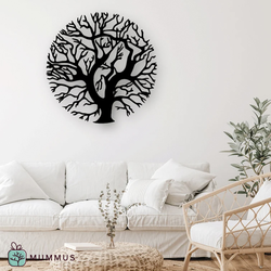 Circle Tree - Lesena stenska dekoracija -