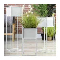 Stalak za cveće 70x24 cm bela