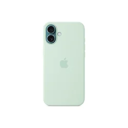 iPhone 16 Plus Silicone Case sa MagSafe-om – Aquamarine