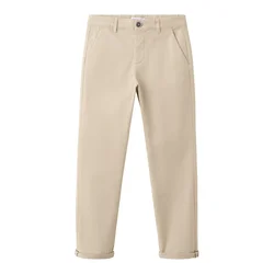 MANGO KIDS Hlače RPICCOLO pesek