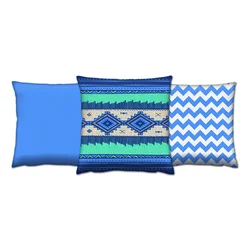 Opviq Set 3 jastuka 43x43cm Šareni