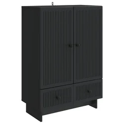 Kreveta Crna 66 x 34,5 x 95 cm Konstrukcijsko drvo