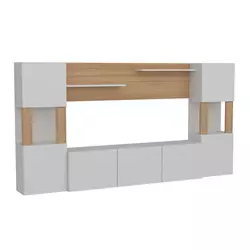 Hanah home TV Komoda Lore Hrast-Bela