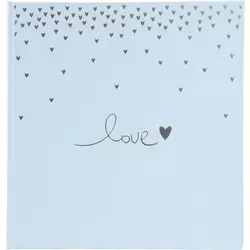 Goldbuch Raining Hearts foto album, 30 x 31 cm, 60 strana, pastelno plavi