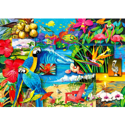 Enjoy - Puzzle Tropski zakladi - 1 000 kosov