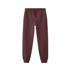 MANGO KIDS Hlače FRANCIA temno rjava