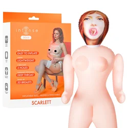 INTENSE DOLLS - SCARLETT INFLATABLE DOLL WITH THREE ORIFICES