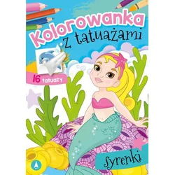 shumee Stran za barvanje tetovaž morske deklice