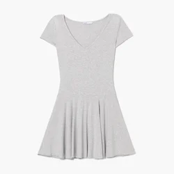 Cropp - Glatka mini haljina - light grey
