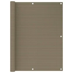 Balkonski zastor smeđe-sivi 120 x 600 cm HDPE