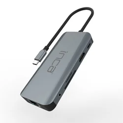 Inca ITPC-10TX USB Type-C hub, 5000 Mbit/s, siv