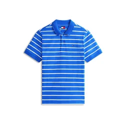 Tommy Jeans Majica modra/bela