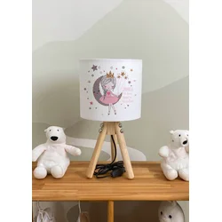 Bata i seka Dečija stona lampa Princeza, Bela