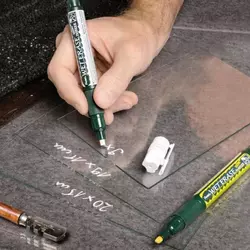 Marker tečna kreda Pentel Weterase SMW26 crna