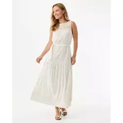 Mexx Ženska haljina MF006301961W, Maxi, Prljavo bela