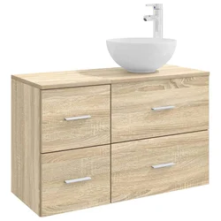 Set namještaja za kupaonicu 2 pcs Hrast sonoma