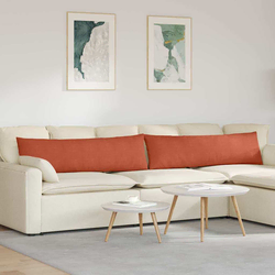 Jastučići za sofu 2 pcs Crvena narančasta 145 x 40 cm
