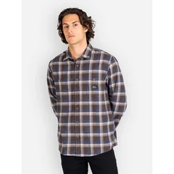 REELL Alvar Check Shirt brown