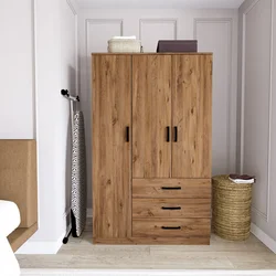 Hanah Home Garderober Easy 1600-56, 90x174.8x47 cm, Smeđi