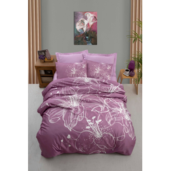 Aberto Design Set Double posteljine 471, 200x220cm, Ljubičasti