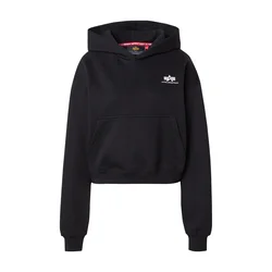 ALPHA INDUSTRIES Majica črna/bela