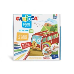 Carioca flomaster set Otto Van 3D 1/10