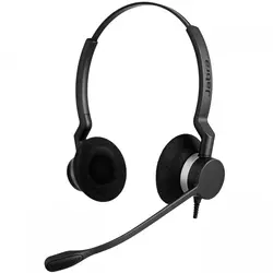 JABRA BIZ 2300 USB Duo, Type: 82 E-STD, Microphone boom: FreeSpin (headband), USB connector, with mute-button and volume control on the cord