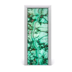 tulup.si Nalepka na vratih Malahit tekstura 85x205 cm