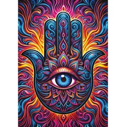Art puzzle - Puzzle Hamsa - 1 000 kosov