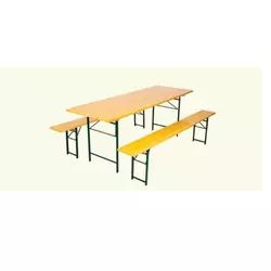 GREEN BAY Baštenski set STOUT sto + 2 klupe – 200 x 70 cm 056025