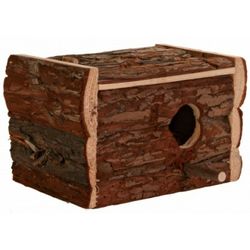 KUCICA ZA PTICE OD PRIRODNOG DRVETA 21x12x13cm