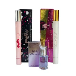 Ženski set parfema Sweet Girl EDT 17 ml + Polly EDT 17 m + Parfemsko ulje Eclair dFrance, 6 ml