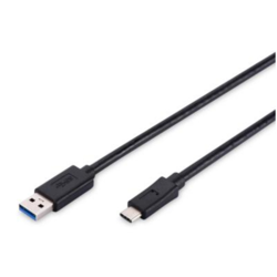 Kabl USB A - USB C Digitus 3.0 AK-300136-010-S 1m
