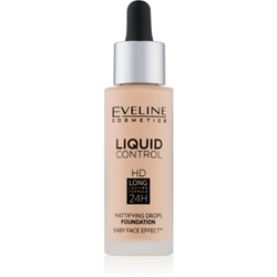 Eveline Cosmetics Liquid Control tekući puder s kapaljkom nijansa 03 Sand Beige 32 ml