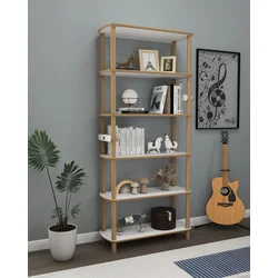 Hanah Home Polica za knjige, 80x174x30cm, Krem