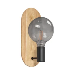 Osram - Zidna lampa DECOR WOOD 1xE27/8W/230V kaučukovo drvo