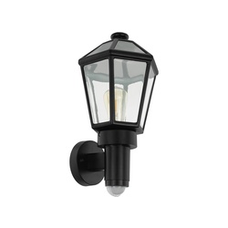 Eglo 97257 - Spoljašnje zidno svetlo sa senzorom MONSELICE 1xE27/28W/230V IP44