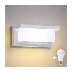 Brilagi - LED RGBW spoljašnja zidna svetiljka BRICKY 1xE27/15W/230V bela IP54