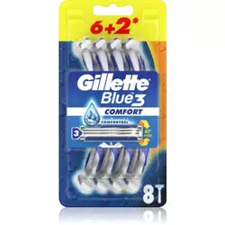 Gillette jednokratni brijač Blue3, 6+2 komada