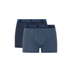 Mens Pumas Boxer Briefs 2 pack, Blue, Size 3, Clothing