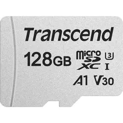 Transcend spominska kartica microSDXC 128GB 300S, 95/45 MB/s, C10, UHS-I Speed Class 3 (U3), adapter