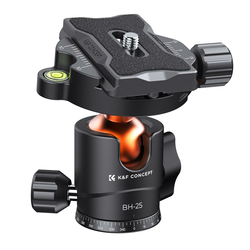 K&F Concept Camera Tripod Ball Head with 1/4 Inch Quick Release Plate and Spirit Level